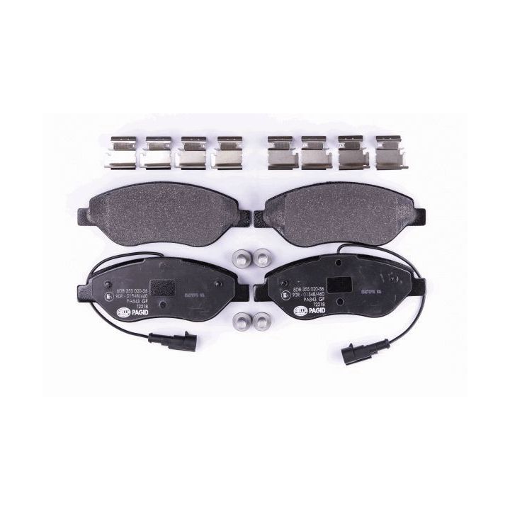 Stabdžių trinkelių rinkinys, diskinis stabdys HELLA PAGID 8DB 355 020-561