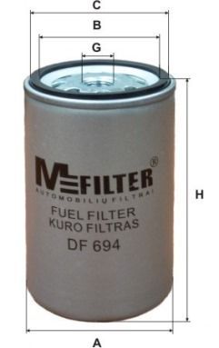 Kuro filtras MFILTER DF 694