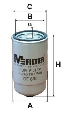Kuro filtras MFILTER DF 695