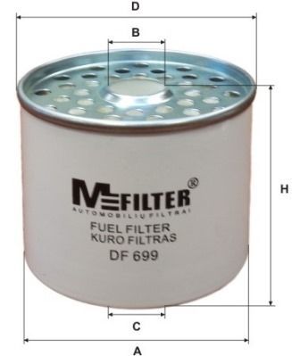 Kuro filtras MFILTER DF 699