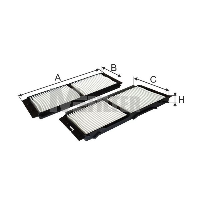 Filtras, salono oras MFILTER K 9158-2