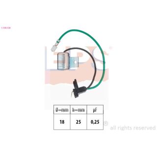 Kondensatorius, uždegimas EPS 1.130.128