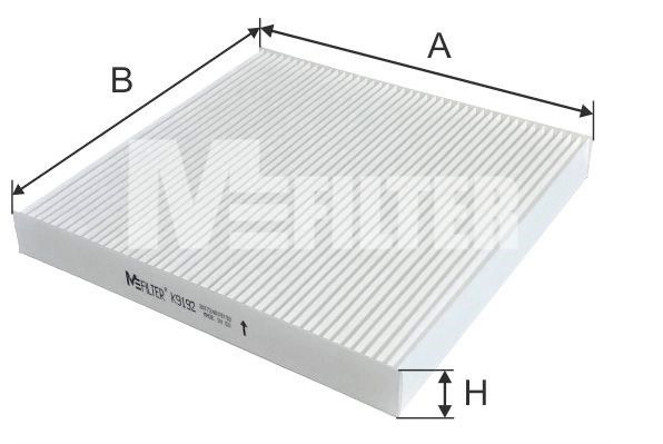 Filtras, salono oras MFILTER K 9192