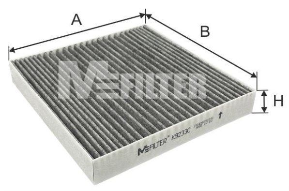 Filtras, salono oras MFILTER K 9233C