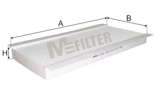 Filtras, salono oras MFILTER K 933