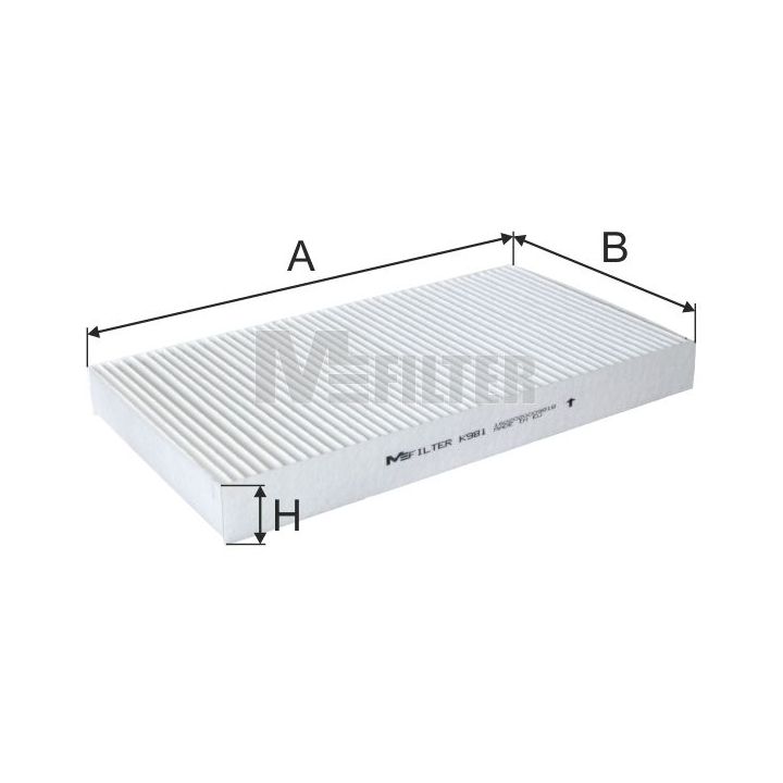 Filtras, salono oras MFILTER K 981