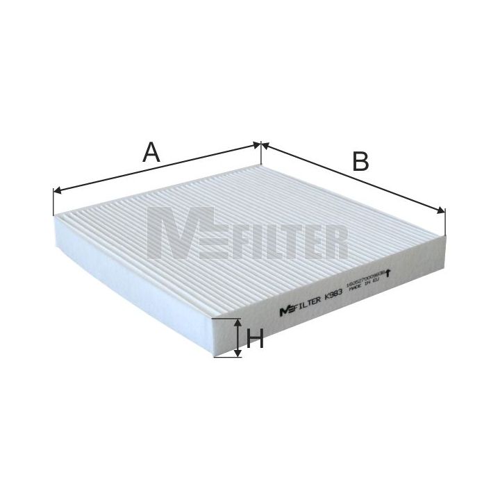 Filtras, salono oras MFILTER K 983