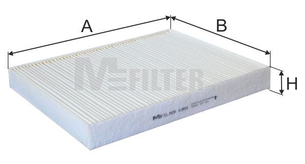 Filtras, salono oras MFILTER K 991