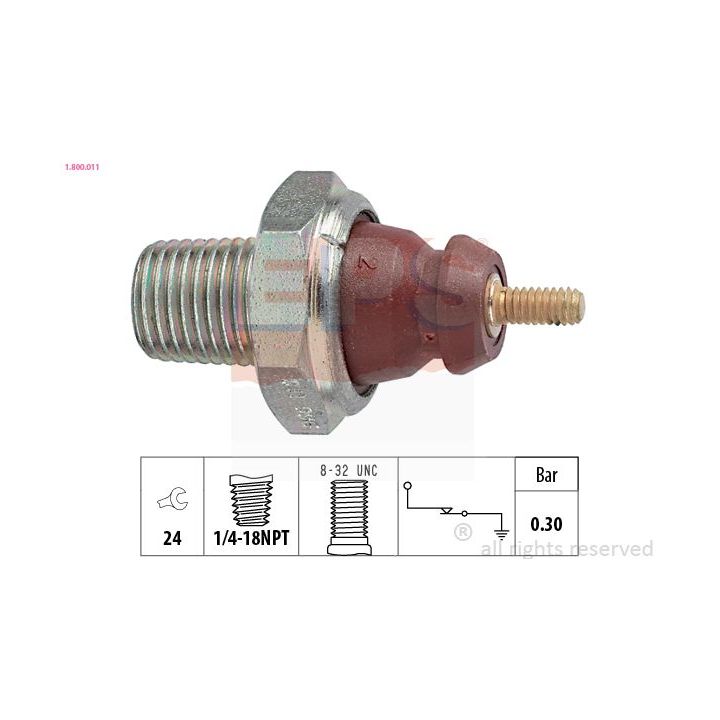 Alyvos slėgio jungiklis EPS 1.800.011