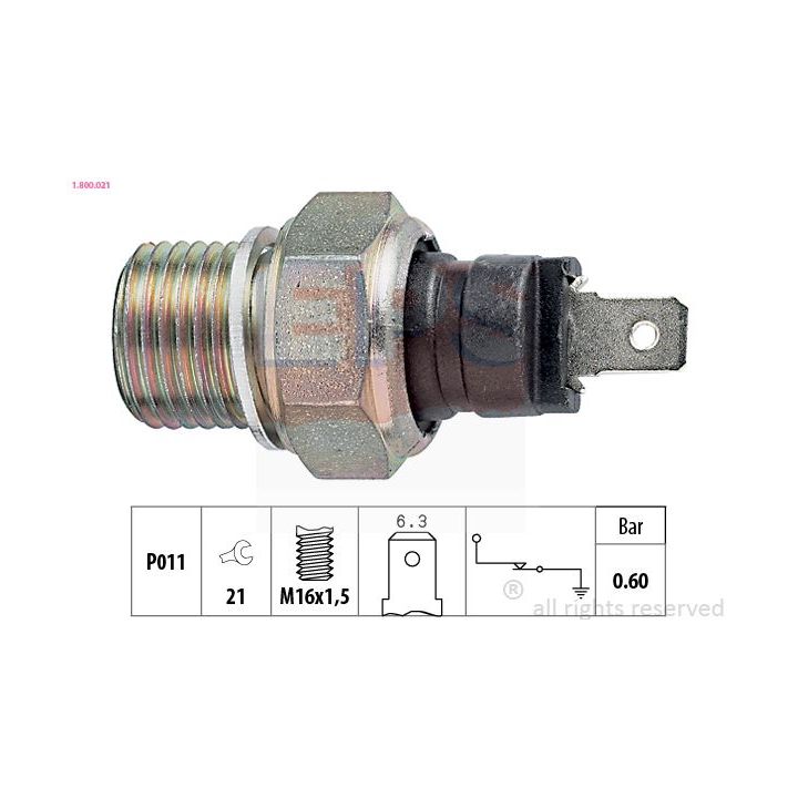 Alyvos slėgio jungiklis EPS 1.800.021