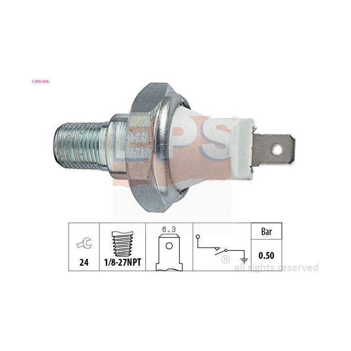 Alyvos slėgio jungiklis EPS 1.800.068