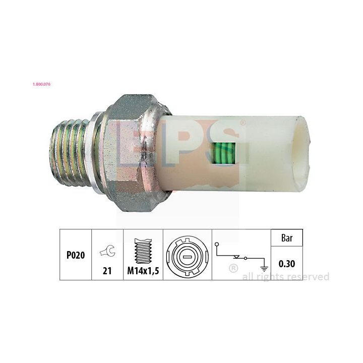 Alyvos slėgio jungiklis EPS 1.800.076