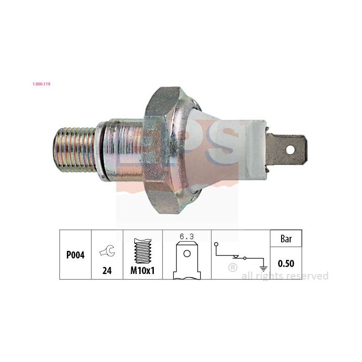 Alyvos slėgio jungiklis EPS 1.800.119