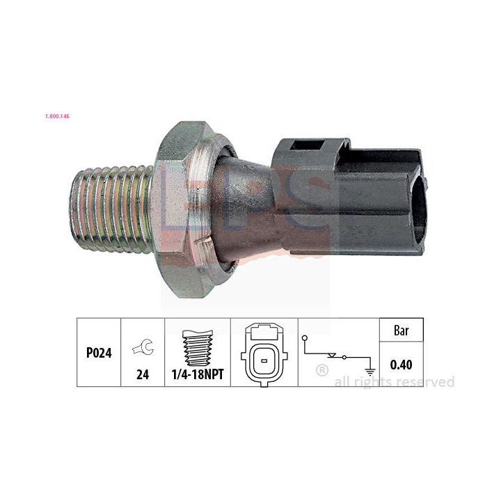 Alyvos slėgio jungiklis EPS 1.800.145