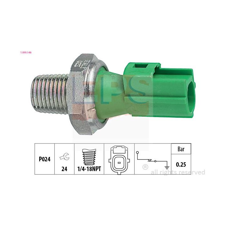 Alyvos slėgio jungiklis EPS 1.800.146