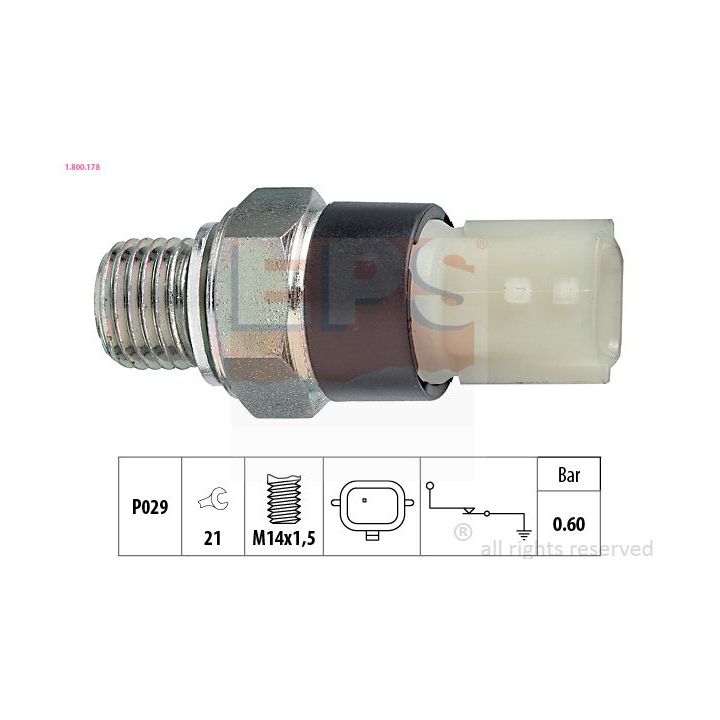 Alyvos slėgio jungiklis EPS 1.800.178