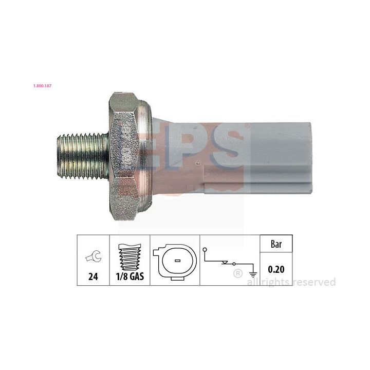 Alyvos slėgio jungiklis EPS 1.800.187
