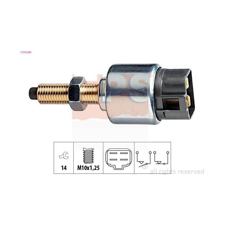 Stabdžių žibinto jungiklis EPS 1.810.044