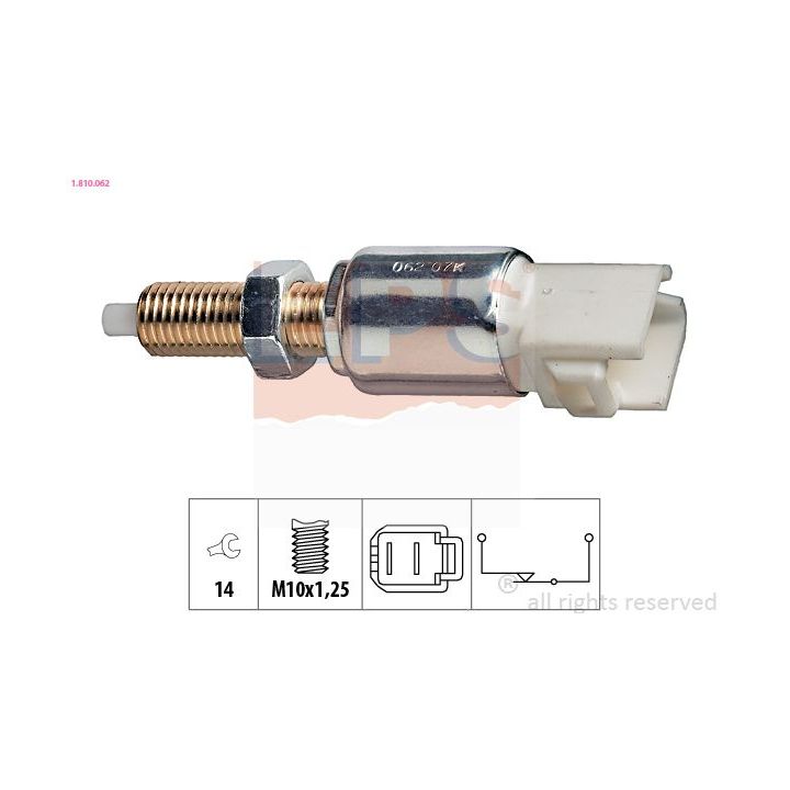 Stabdžių žibinto jungiklis EPS 1.810.062