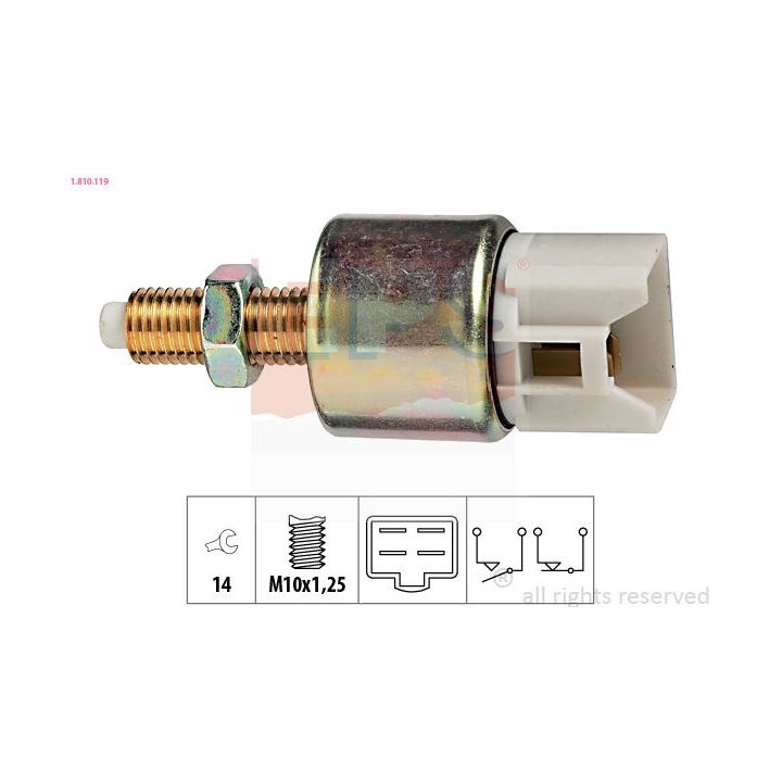 Stabdžių žibinto jungiklis EPS 1.810.119