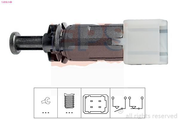 Stabdžių žibinto jungiklis EPS 1.810.149