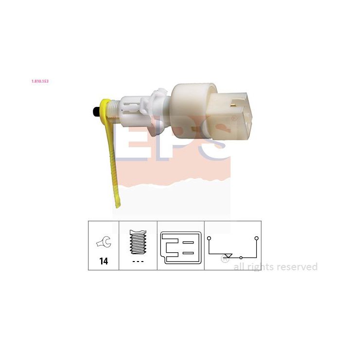Stabdžių žibinto jungiklis EPS 1.810.153