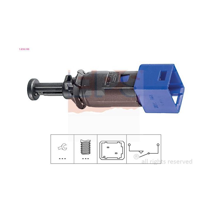 Stabdžių žibinto jungiklis EPS 1.810.195
