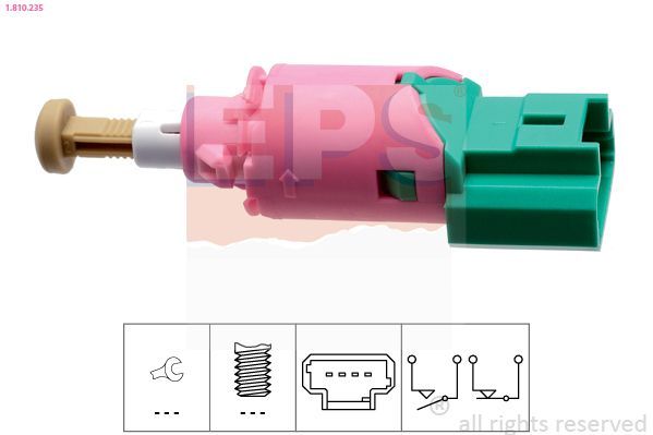 Stabdžių žibinto jungiklis EPS 1.810.235