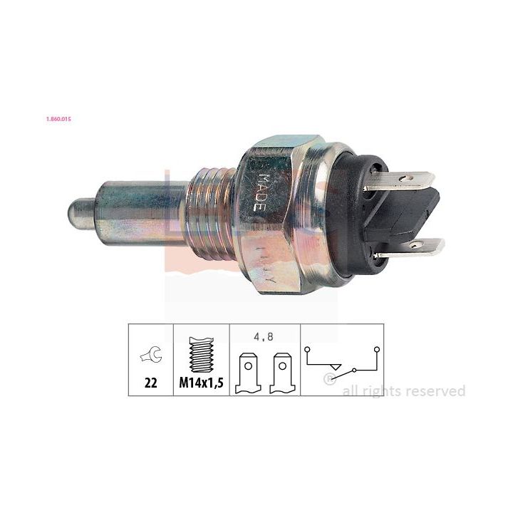 Jungiklis, atbulinės eigos žibintas EPS 1.860.015