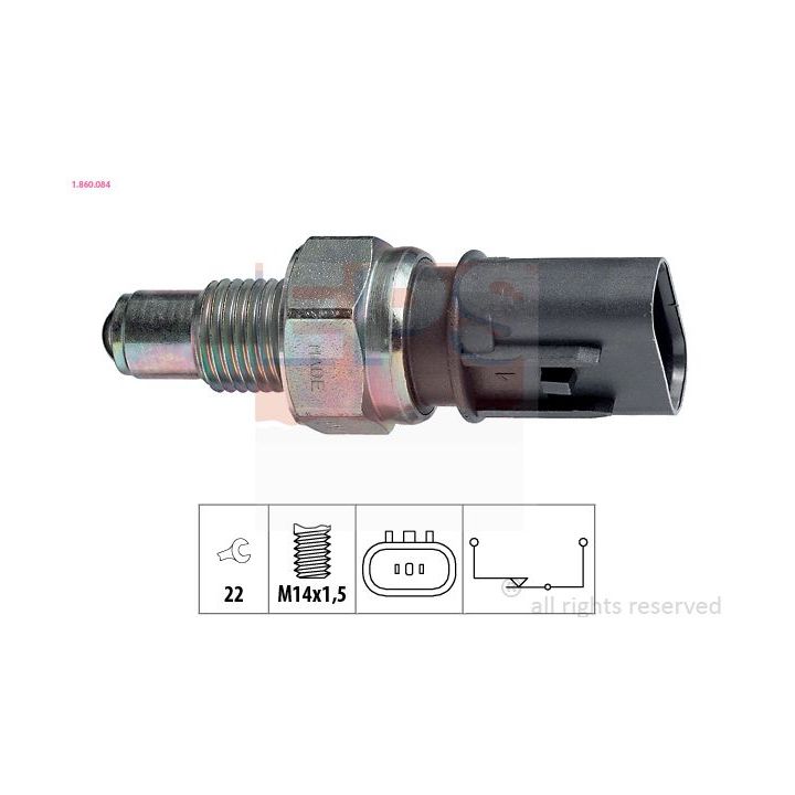 Jungiklis, atbulinės eigos žibintas EPS 1.860.084