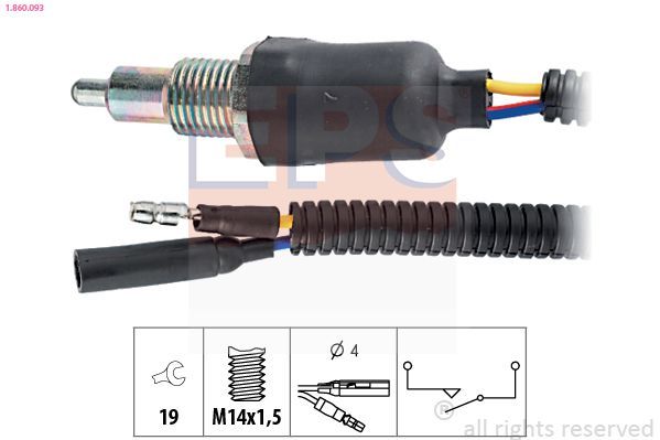 Jungiklis, atbulinės eigos žibintas EPS 1.860.093