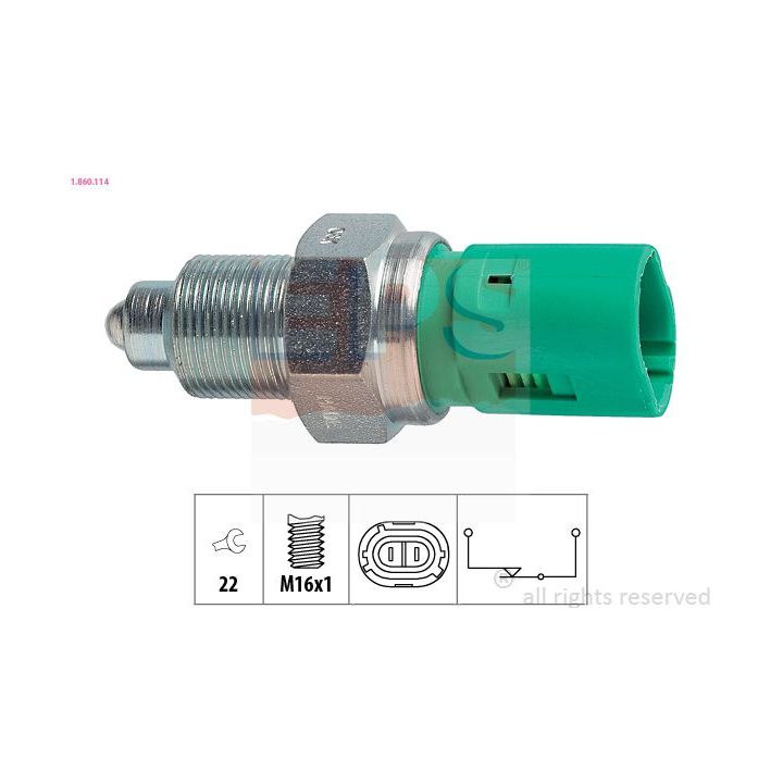 Jungiklis, atbulinės eigos žibintas EPS 1.860.114