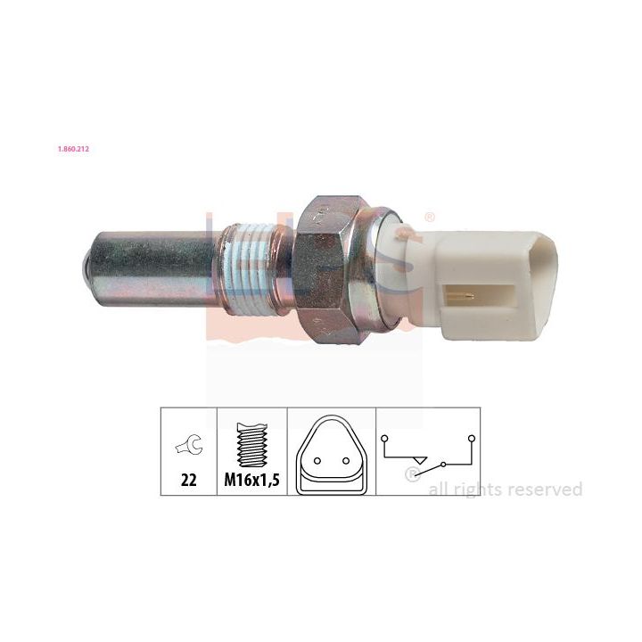 Jungiklis, atbulinės eigos žibintas EPS 1.860.212