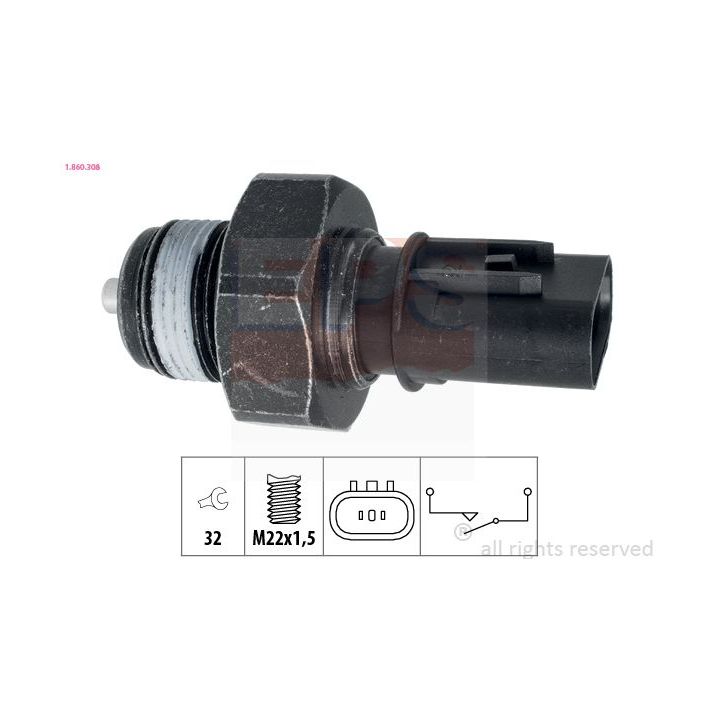 Jungiklis, atbulinės eigos žibintas EPS 1.860.308