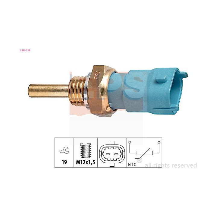 Siuntimo blokas, alyvos temperatūra EPS 1.830.239