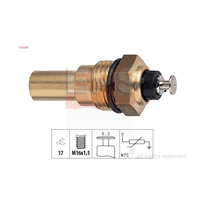 Siuntimo blokas, aušinimo skysčio temperatūra EPS 1.830.062
