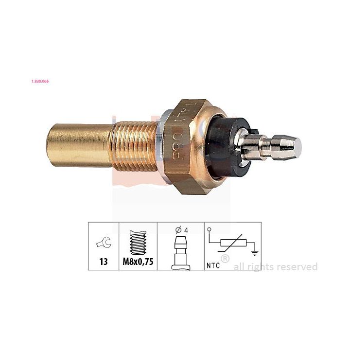 Siuntimo blokas, aušinimo skysčio temperatūra EPS 1.830.068