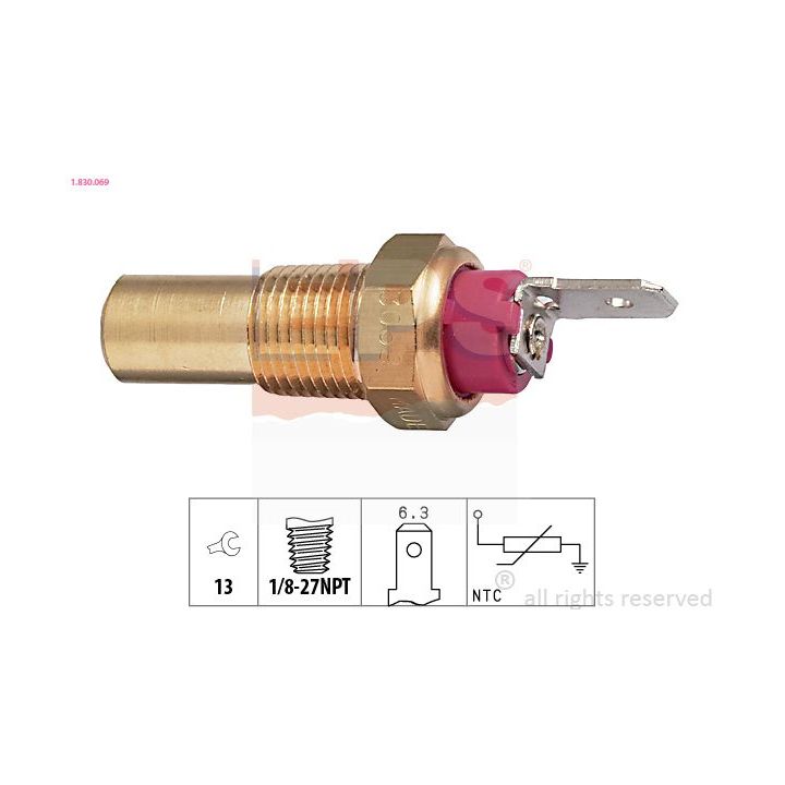 Siuntimo blokas, aušinimo skysčio temperatūra EPS 1.830.069
