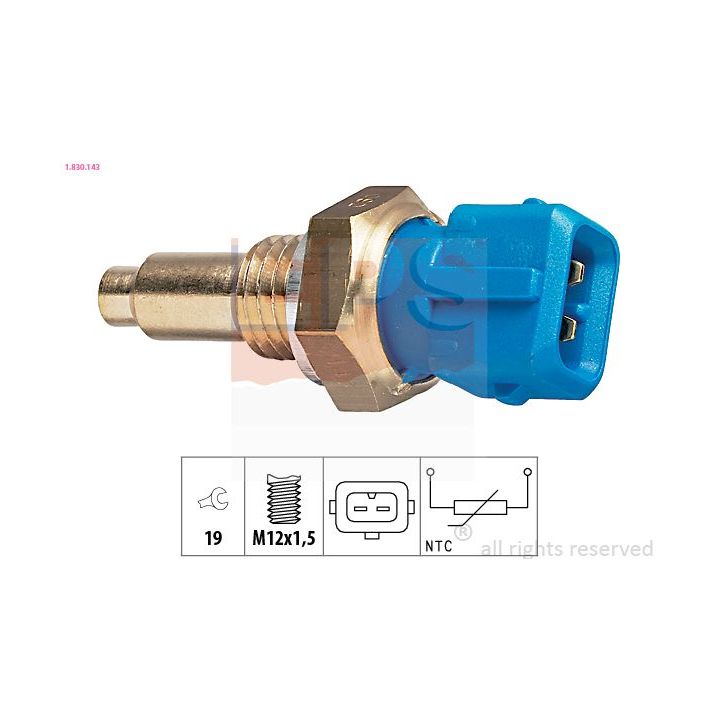 Siuntimo blokas, aušinimo skysčio temperatūra EPS 1.830.143