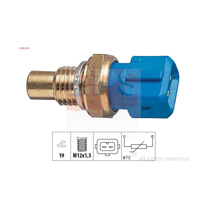 Siuntimo blokas, aušinimo skysčio temperatūra EPS 1.830.194