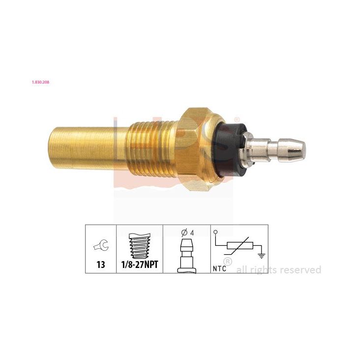 Siuntimo blokas, aušinimo skysčio temperatūra EPS 1.830.208
