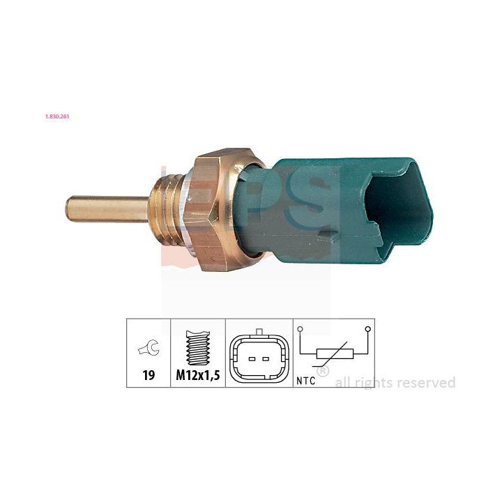 Siuntimo blokas, aušinimo skysčio temperatūra EPS 1.830.261