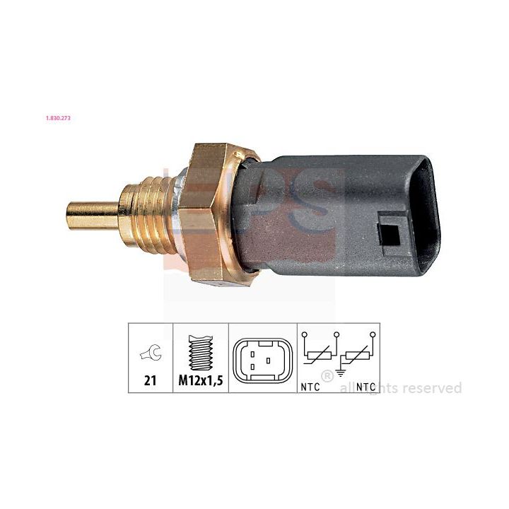 Siuntimo blokas, aušinimo skysčio temperatūra EPS 1.830.273