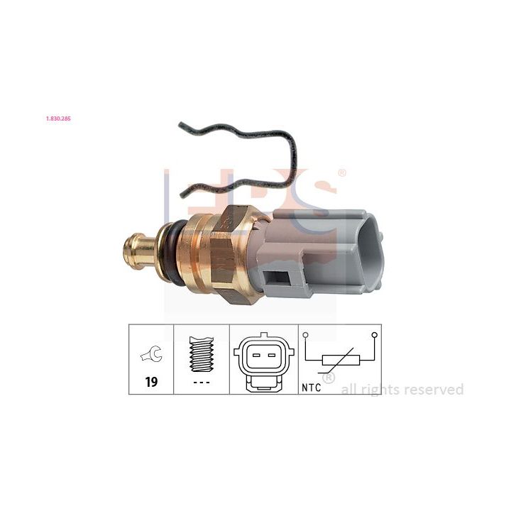 Siuntimo blokas, aušinimo skysčio temperatūra EPS 1.830.285