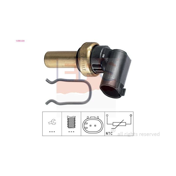 Siuntimo blokas, aušinimo skysčio temperatūra EPS 1.830.324