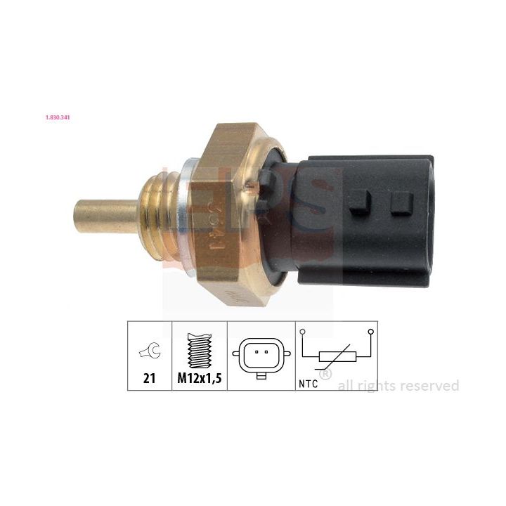 Siuntimo blokas, aušinimo skysčio temperatūra EPS 1.830.341