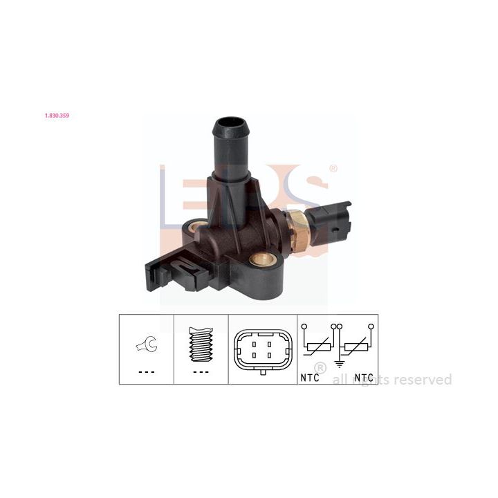 Siuntimo blokas, aušinimo skysčio temperatūra EPS 1.830.359