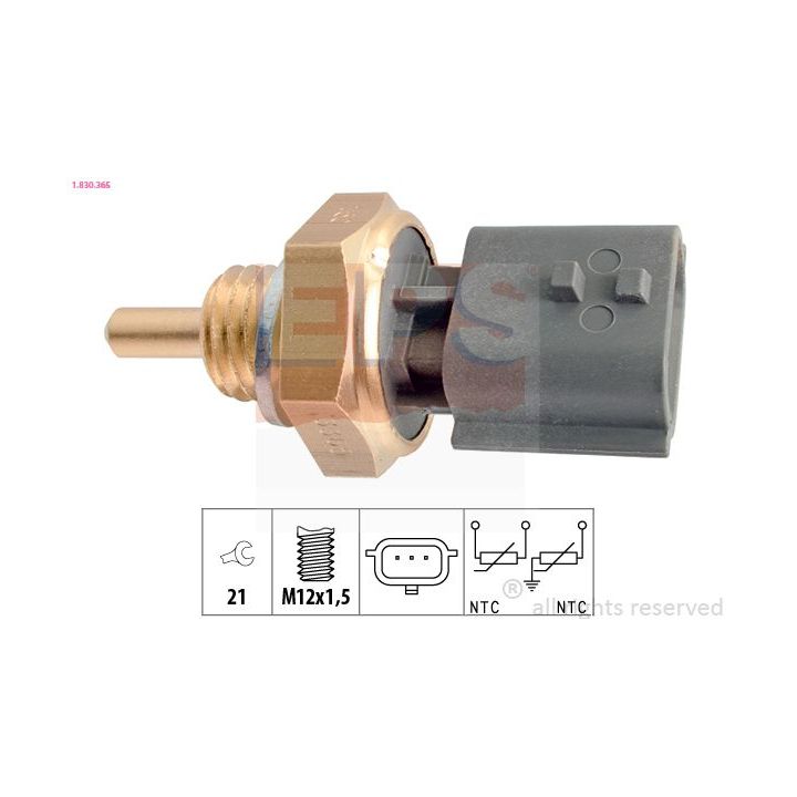Siuntimo blokas, aušinimo skysčio temperatūra EPS 1.830.365
