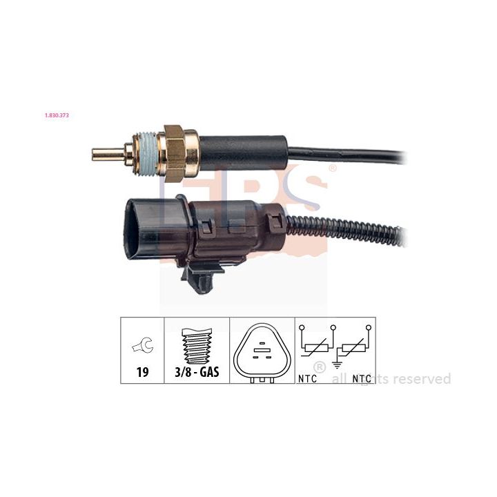 Siuntimo blokas, aušinimo skysčio temperatūra EPS 1.830.373