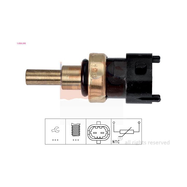 Siuntimo blokas, aušinimo skysčio temperatūra EPS 1.830.395